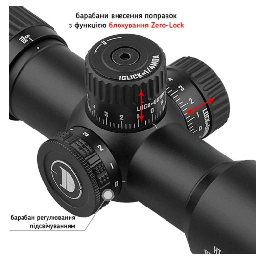 Прицел Discovery Optics HT 6x24 AOE (30 мм, подсветка) FMC Фото 2